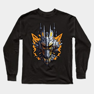 Mecha Skull S03 D07 Long Sleeve T-Shirt